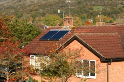 Solar Energy Panels on House, Cork Enterprise Services, Ireland